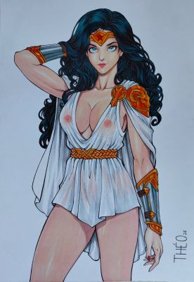 Princess Diana Pin Up by Théo, 8.3” X 11.8” | Raremarq (Buy It Now)