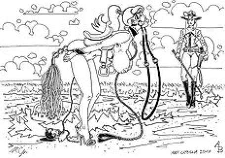 Pin Up - Max Capogna - AlulA BeBop - "Appaloosa in sosta"  - Page volante - (2017) | Catawiki