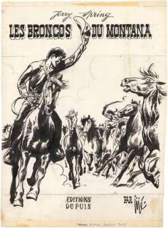 JIJE (1914-1980) - Jerry Spring - Les broncos du Montana… | Huberty Breyne