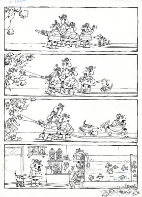 Sergio Aragonés | 22 .) Smoke House Five | Galerie Laqua