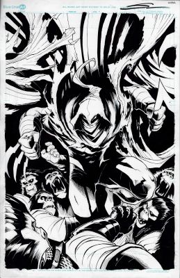 MoonKnight (The Planet of The Apes) #20 Cover Art, Gerardo Sandoval | Comix Art Studio
