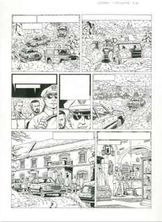 Chaillet, Gilles | LEFRANC. L’APOCALYPSE Encre de Chine pour la planche 40 | Coutau Bégarie