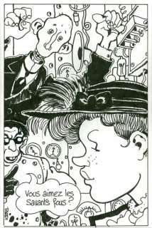 Tardi, Jacques | ADELE BLANC SEC. LE SAVANT FOU. Encre de Chine réalisée | Coutau Bégarie