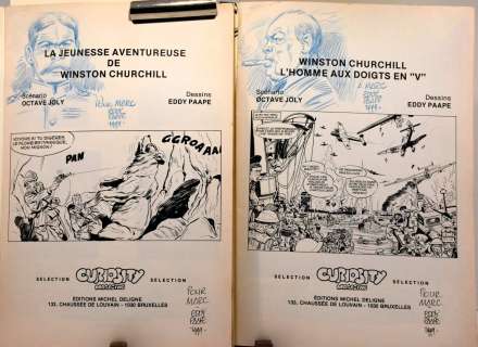 Eddy Paape / Joly... | Eddy Paape / Joly - 2 Dédicaces La vie prodigieuse... | Arthema Auction