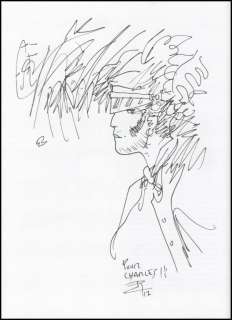 Pellejero. Dessin dédicacé Corto Maltese | BDEnchères