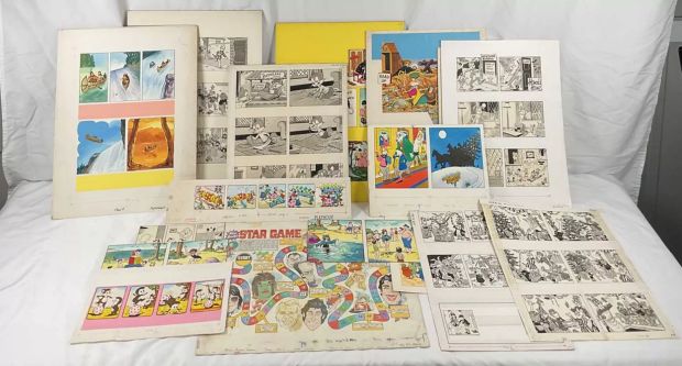 Lot 440 - A collection of original comic book art for PLAYHOUR and JACK AND JILL, various artists, c.1970s /