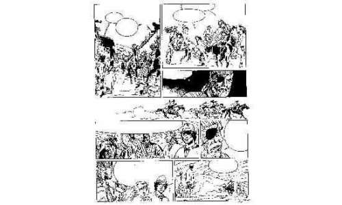 BOURGNE Marc Â«Barbe RougeÂ». Encre de Chine noire pour la planche 35 de | Tessier Sarrou