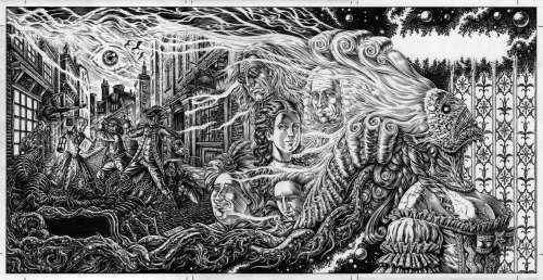 Raúlo Cáceres - Ref 139. Pantalla del juego de rol Dark Streets (36 x 70cm, GRAN FORMATO).