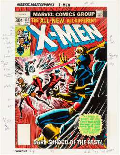 X-MEN #106 COMPLETE STORY & COVER COLOR GUIDES (ANDY YANCHUS COLORIST). | Hake’s
