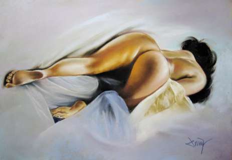 Domingo Ãlvarez GÃ³mez - Obra Ãºnica - Desnudo - (2019) | Catawiki