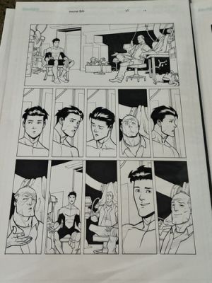 Original Comic Art Ryan Ottley INVINCIBLE #35 Page 10 Mark Grayson Art Rosenbaum | eBay US