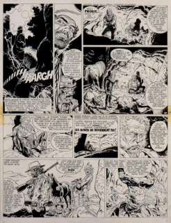 Giraud | Blueberry - Le spectre aux balles d’or Encre de Chine pour la planche | Millon