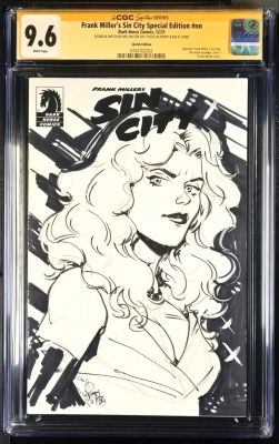 Sin City Blank Cover Variant CGC 9.6 by Mel Milton | Raremarq (Buy It Now)