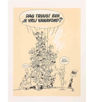 DE SMET, PETER (1944-2003). ’DAG TRUUS! BEN JE VRIJ VANAVOND?’ ’HI, HI, MALLE JONGENS!’ | Zwiggelaar Auctions