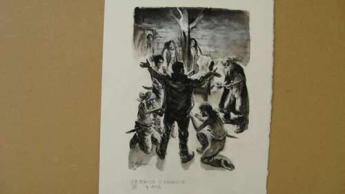 Follet, René - Dessin original - Les Périls d’Ananke (2008) | Catawiki