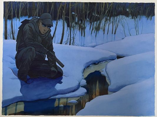 Luc Jacamon | Le tueur dans la neige | 2DGalleries