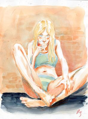 Pierre-Henry Gomont | La fuite du cerveau – illustration 42 | 2DGalleries