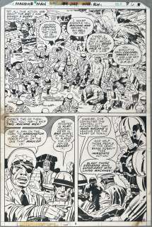 Machine Man 1978 by Jack Kirby, encreur : Mike Royer | Planet Original Art