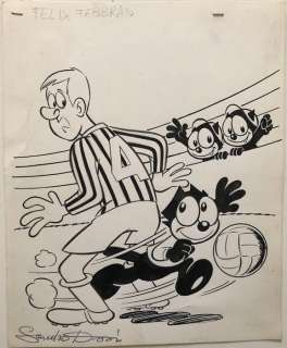 Felix  - Sandro Dossi - Copertina originale - Page volante | Catawiki