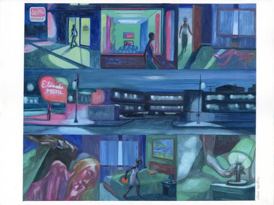 Elene Usdin | Planche originale 58 de Detroit Roma | 2DGalleries