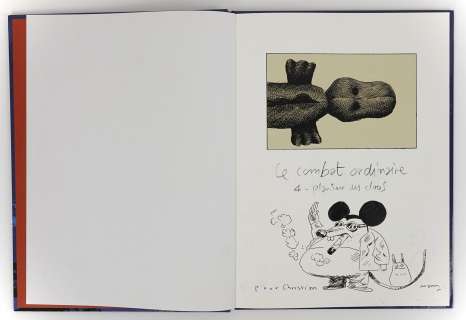 LARCENET Manu Le... - Lot 74 - LARCENET Manu Le combat ordinaire Rare dédicace sur...