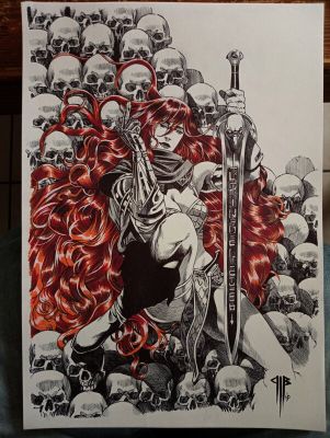 Philippe Bringel | Red Sonja | 2DGalleries