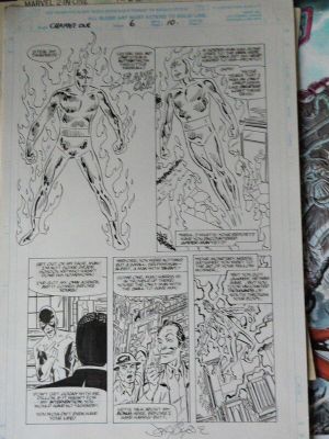 John Byrne | Amazing spider-man (human torch) / john byrne | 2DGalleries