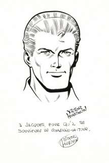 Buck Danny - Illustration originale Ã  l’encre de chine - (1968) | Catawiki