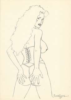 Baldazzini  - illustrazione originale "Ti sto Aspettando!" - Page volante | Catawiki