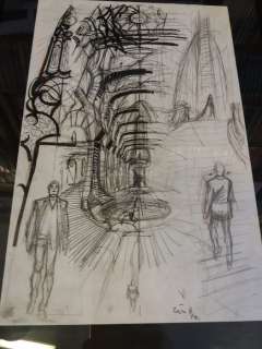 Dylan Dog n. 121 - Brindisi - sketch originale  - Page volante - (1996) | Catawiki