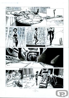 Olivier Vatine | Niourk Volume 2, Page 37 - Original Art by Olivier Vatine | Pulp’s Art