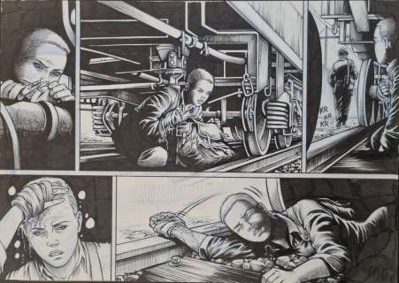 Du Caju , Thomas - planche originale (6) "Saboteuses T.4" | Galerie des bulles