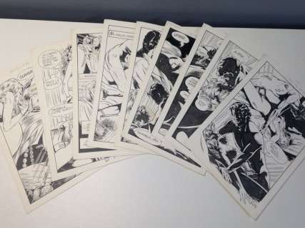 Corna Vissute n. 2 special - 9x tavole originali "La Moglie Pudica"  - Page volante - EO - (1982) | Catawiki