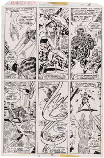 FANTASTIC FOUR #188 COMIC BOOK PAGE ORIGINAL ART BY GEORGE PÉREZ. | Hake’s