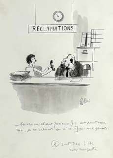 Tetsu Roger Réclamations Illustration... | TETSU Roger Réclamations Illustration humoristique Encre... | Vermot et Associés