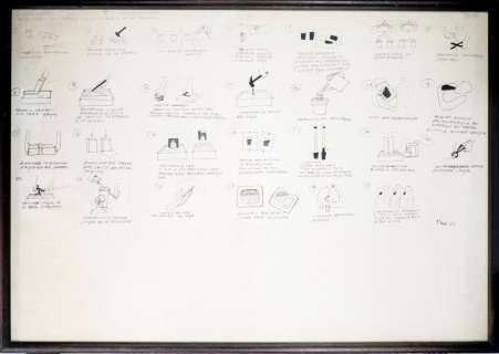 PLESSI FABRIZIO (n. 1940) - " Great project for Videotape: 30’ - half an hour of water." | Capitolium Art