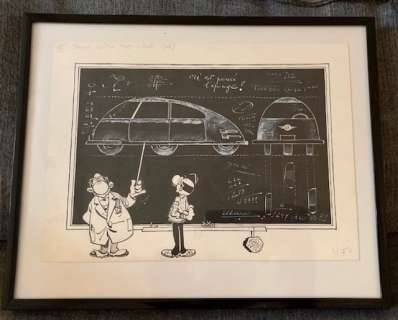 Greg (Michel Regnier) - Originele tekening - Achille Talon - "Gone with the wind 1947" - (1970) | Catawiki