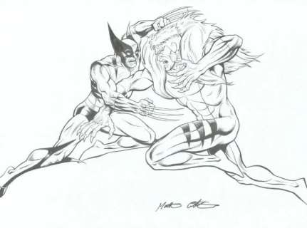 Martin Griffiths | Wolverine Vs Sabretooth | Panel Gallery