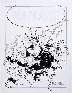 KOX, Daniel (Daniel... - Lot 223 - KOX, Daniel (Daniel Kox, né en 1952) L‘agent 212. Illustration...