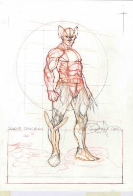 Simone Bianchi | Wolverine preliminary PIN UP | Simone Bianchi