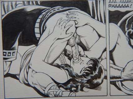 Mitton, Jean-Yves Originele (Erotische) pagina (p.45) - Messalina 2 | Catawiki