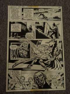 Batman - Originele Batman pagina - Page originale - (1976) | Catawiki