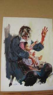 Follet, René - Dessin original en couleur - L’enfant (1953) | Catawiki