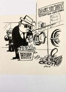 Placid La Machine... | PLACID La machine à laver les billets Illustration... | Vermot et Associés