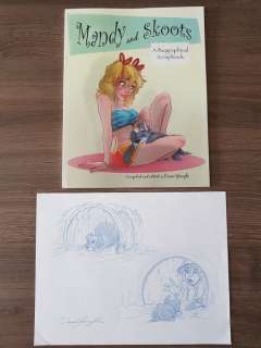 Mandy and Skoots - Originele illustratie + boek - Yeagle, Dean - EO (2019) | Catawiki