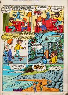 Szarlota Pawel (1947 - 2018) | Szarlota Pawel (1947 - 2018) | "Skarb Kapitana Melby", z serii Jonka, Jonek i Kleks, plansza nr 2, 1974 | Desa Unicum