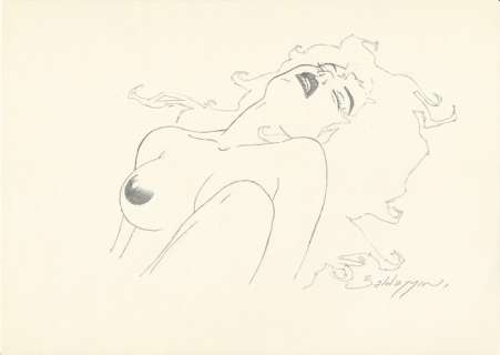 Baldazzini  - illustrazione originale "Cosa ci sarÃ  qui sotto?" - Page volante | Catawiki