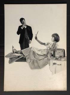 Rocco Tedesco - "Lontano dal sole" Illustrazione Originale (Master Of Drawing) - Page volante - (1962) | Catawiki