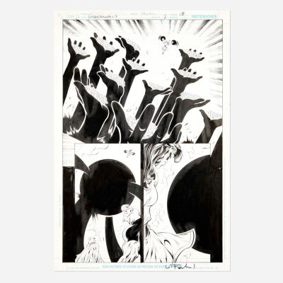 Lot 287 - Tom Derenick and Wayne Faucher, Shadowpact #7 Story Page 18 Original Art (DC Comics, 2007) | Landry Pop Auctions