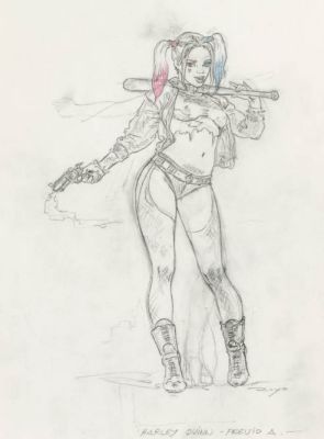 Luis Royo | HARLEY QUINN - PREVIO A | Laberinto Gris